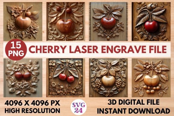 Cherry Laser Engrave File: Elevate Your Designs