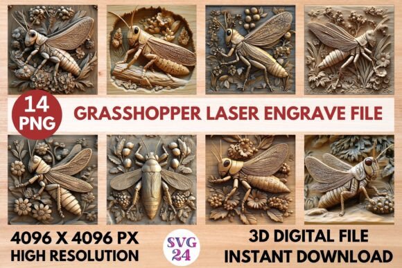 Grasshopper Laser Engrave File: Creative Precision