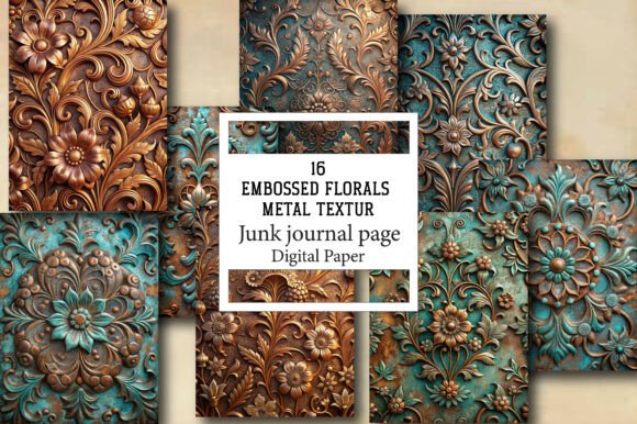 The Art and Utility of Embossed Florals Metal Texture Patterns