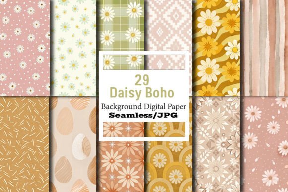 The Creative Powerhouse: How Daisy Boho Digital Paper Unlocks a Universe of DIY Projects