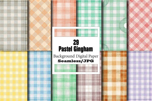 The Enduring Versatility of Seamless Pastel Gingham Paper