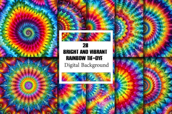 The Practical Power of Bright and Vibrant Rainbow Tie-dye Pattern