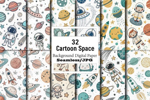 The Strategic Power of a Seamless Pattern with Cartoon Space