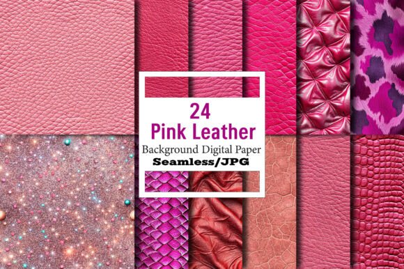 The Ultimate Creative Tool: Unleashing Potential with Pink Leather Digital Papers