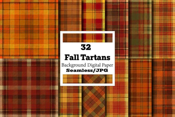 The Versatile World of Seamless Fall Tartans Digital Papers