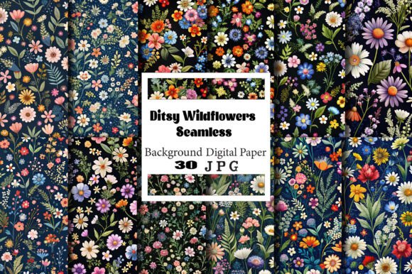 The Versatility of Ditsy Wildflowers Pattern Digital Papers: Evaluating Fit for Creative Projects