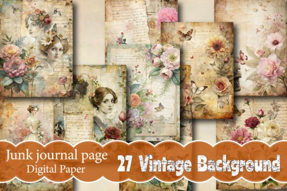 Understanding the Versatility of Vintage Junk Journal Page Backgrounds